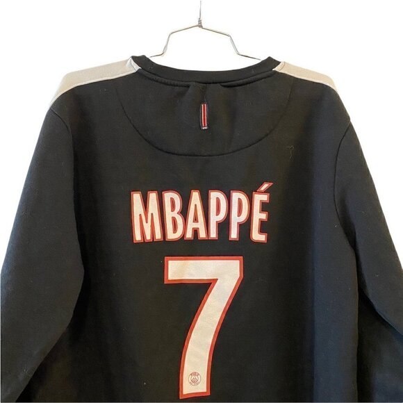 Paris Saint-Germain Kylian Mbappé Justice League Unisex Sweatshirt Black Crew XL - Picture 5 of 10